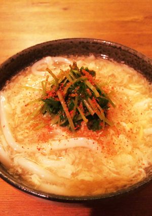 ポカポカとかき玉あんかけうどん-レシピのメイン写真