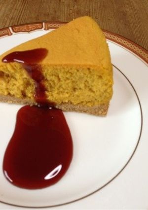 カボチャのチーズスフレケーキ-レシピのメイン写真