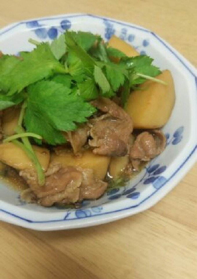 里いもと豚肉の煮物-レシピのメイン写真