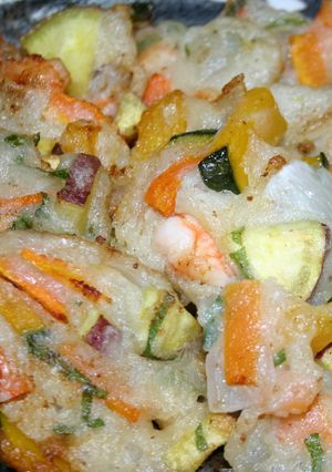 ふしぎ～な食感★ふわっともちっとかき揚げ-レシピのメイン写真
