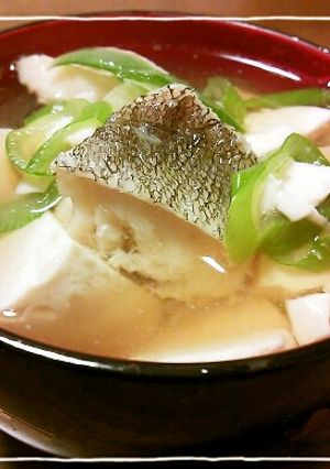 昆布茶でたらのお吸い物-レシピのメイン写真