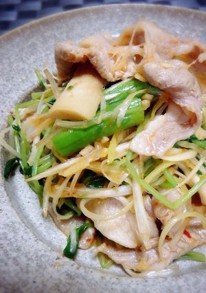 野菜たっぷりのナムル風豚しゃぶ-レシピのメイン写真