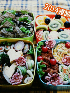 2014 運動会 遠足 お弁当-レシピのメイン写真