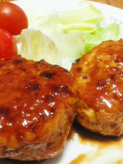 しめじ入り♪鶏ひき肉のつくねのてりやき-レシピのメイン写真