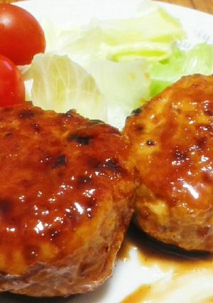 しめじ入り♪鶏ひき肉のつくねのてりやき-レシピのメイン写真
