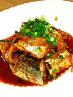 さんま⭐キムチ入り煮付け⭐美味しい煮魚⭐-レシピのメイン写真