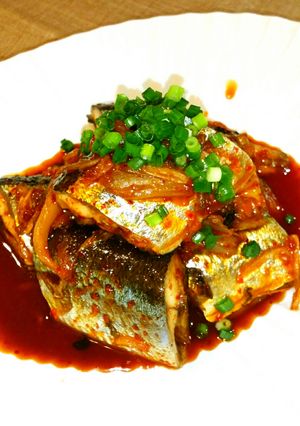 さんま⭐キムチ入り煮付け⭐美味しい煮魚⭐-レシピのメイン写真