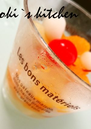 シュワシュワ炭酸フルーツポンチ♪運動会-レシピのメイン写真