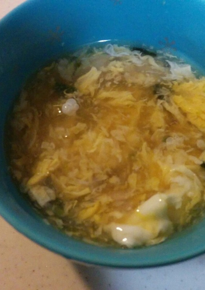 松茸のお吸い物で作るあさりと卵のスープ-レシピのメイン写真