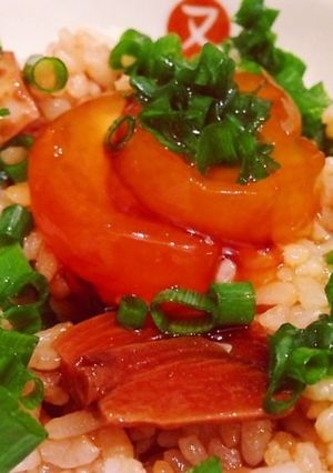 卵のニンニクしょうゆ漬け丼-レシピのメイン写真