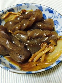 すき焼きの残り汁で簡単!こんにゃくで一品-レシピのメイン写真