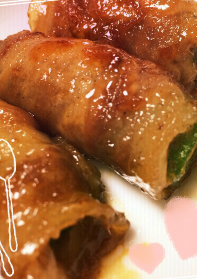簡単！すき焼きのタレで豚ロース巻き！-レシピのメイン写真
