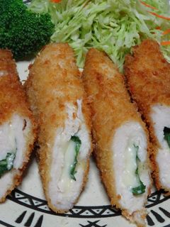 ササミのチーズ大葉フライ-レシピのメイン写真