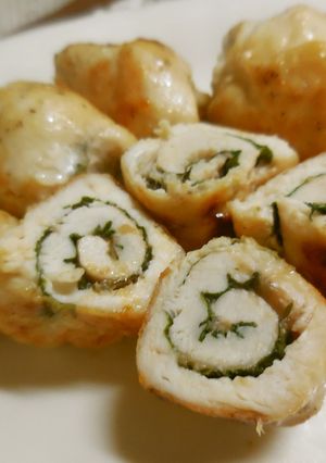 梅と大葉で☆くるくるささみ焼き-レシピのメイン写真