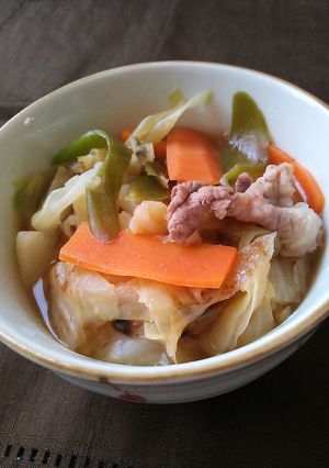 残ったキャベツで☆豚汁-レシピのメイン写真