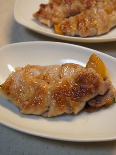 かぼちゃの豚肉巻き(塩糀風味)-レシピのメイン写真