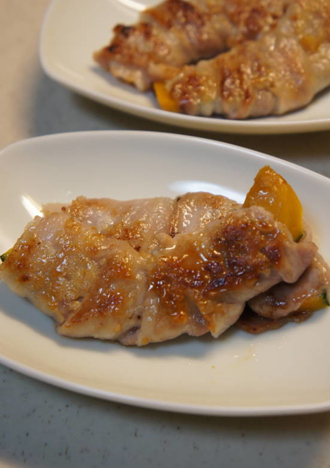 かぼちゃの豚肉巻き（塩糀風味）-レシピのメイン写真
