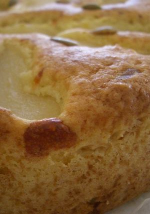 チーズ風味の洋梨ケーキ-レシピのメイン写真
