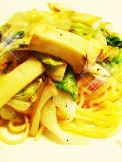 レタスでたらこパスタ-レシピのメイン写真
