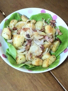 ベーコンポテト炒め-レシピのメイン写真