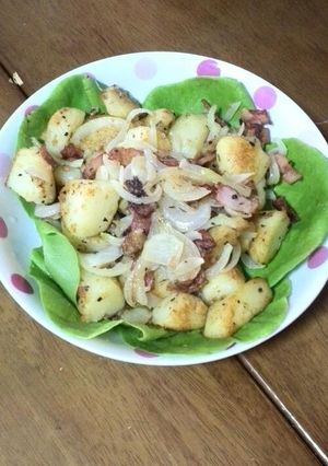 ベーコンポテト炒め-レシピのメイン写真