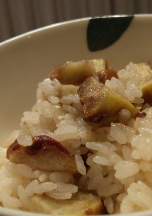 栗ご飯（洋風のバターで仕上げたごはん）-レシピのメイン写真