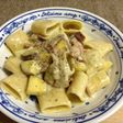 さつまいものバジルクリームパスタ♪