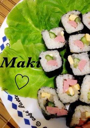 ついつい食べ過ぎる我家の韓国海苔巻き♡-レシピのメイン写真