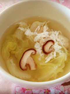 キャベツが甘い♡和風春雨トロトロスープ-レシピのメイン写真