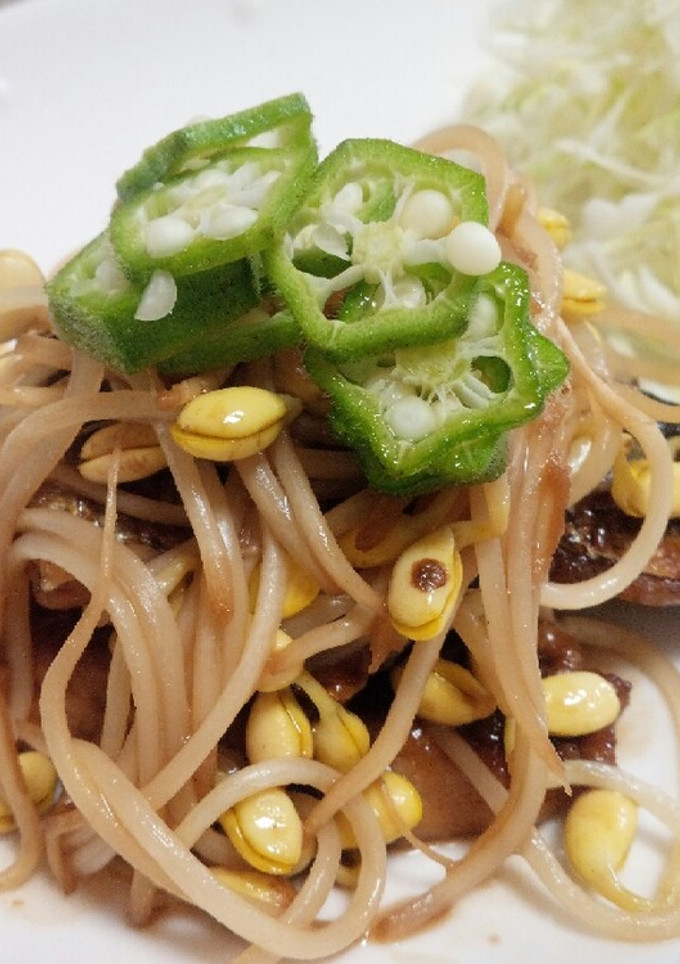 さんまの蒲焼きwith豆もやし-レシピのメイン写真