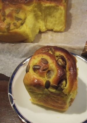 女子限定?!芋栗かぼちゃのちぎりパン-レシピのメイン写真