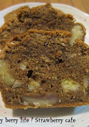 栗入りコーヒーバナナケーキ！-レシピのメイン写真