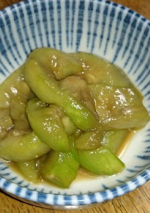 ヘチマの味噌炒め-レシピのメイン写真