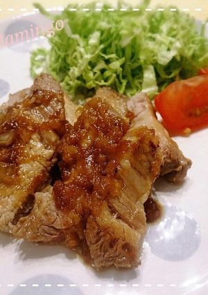 柔らかな豚のシャリアピンステーキ-レシピのメイン写真
