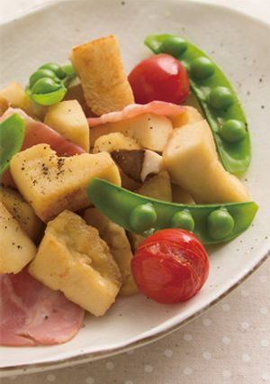こうや豆腐のガーリック炒め-レシピのメイン写真