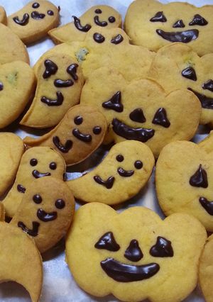 ハロウィン・かぼちゃのソフトクッキー-レシピのメイン写真