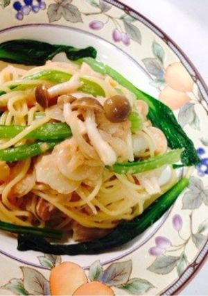 キノコとたらこのパスタ-レシピのメイン写真