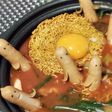 ソーセー人とUFOのトマト鍋