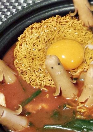 ソーセー人とUFOのトマト鍋-レシピのメイン写真