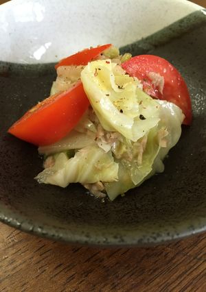 にんにく塩糀で作るキャベツのツナ煮-レシピのメイン写真