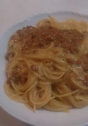 納豆パスタ-レシピのメイン写真