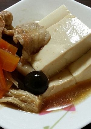 肉豆腐ほんのりすき焼き風〜幼児食兼〜-レシピのメイン写真