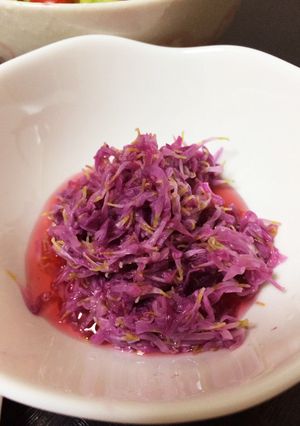 食用菊の酢の物-レシピのメイン写真