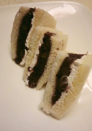 あんことホイップクリームのデザートサンド-レシピのメイン写真
