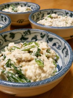 ほうれん草と舞茸☆マヨ入り白和え風-レシピのメイン写真