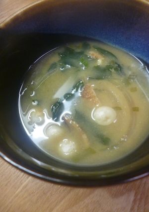 リメイク・玉麩入りみそ汁-レシピのメイン写真
