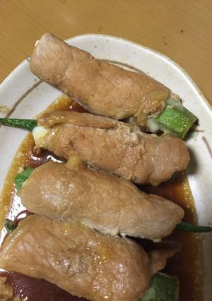 オクラ・チーズの豚巻き ヨシダのたれ-レシピのメイン写真