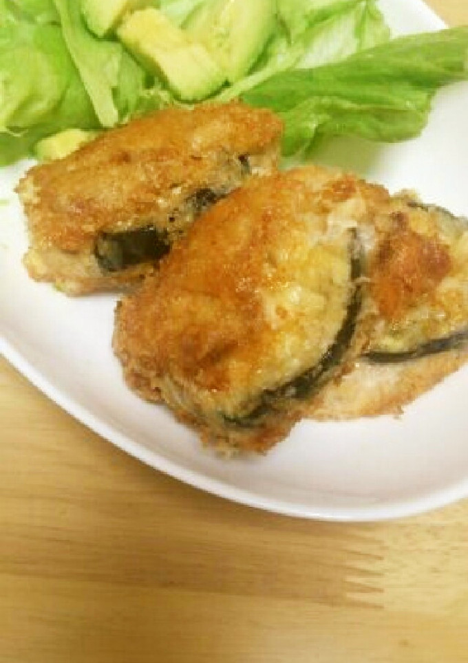 なすとチーズの豚ヒレはさみかつ-レシピのメイン写真