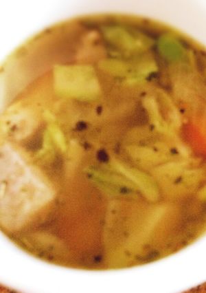 簡単★レンジであったか野菜スープ！-レシピのメイン写真