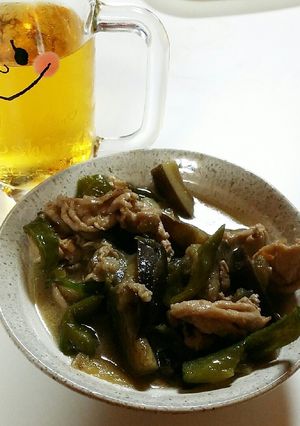 お袋の味♥茄子ピーマンの味噌炒め-レシピのメイン写真